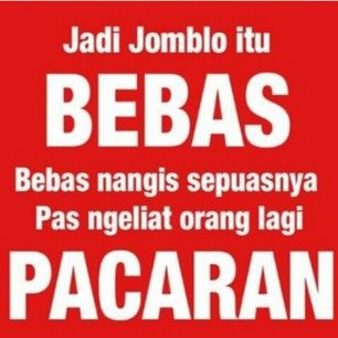 Jomblo itu bebas